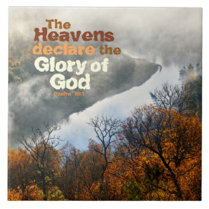 Carreau Psaume 19:1 Bible Verse Gloire de Dieu Carrelage e