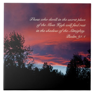 Carreau Psaume 91 Ceux qui habitent dans le lieu secret,