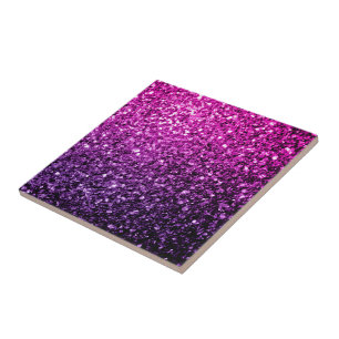 Carreau Purple Pink Ombre faux parties scintillant scintil