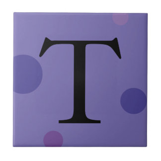CARREAU PURPLE POLKA POT MONOGRAM TITRE