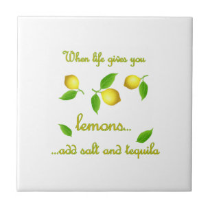 Carreau Quand la vie vous donne des citrons
