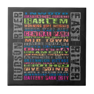 Carreau Quartiers NYC Arc-en-ciel