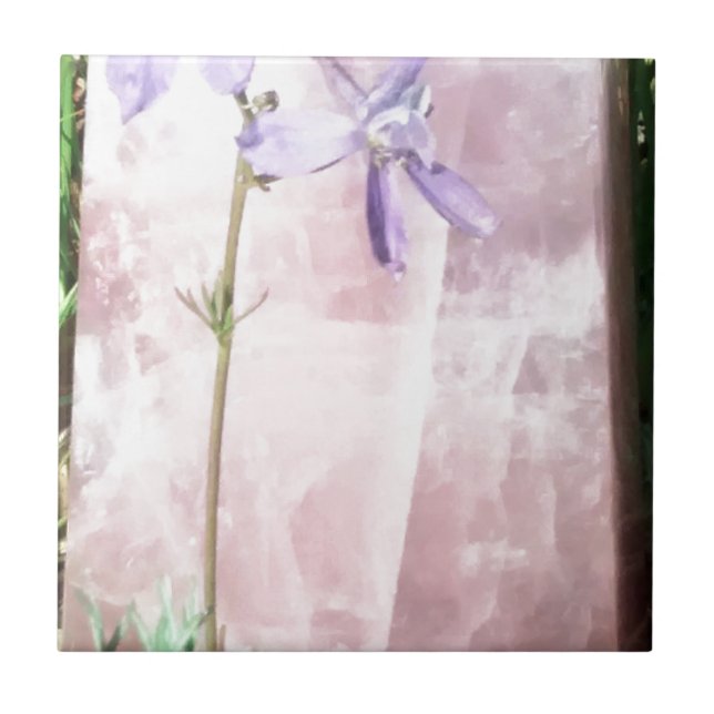 Carreau quartz rose violet (Devant)