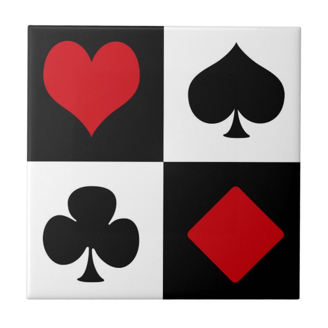 Carreau Quatre combinaisons de cartes (Devant)