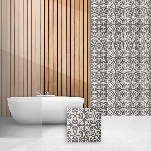 Carreau Quatrefoil décoratif Motif géométrique (Créateur téléchargé)
