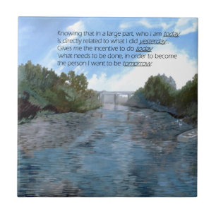 Carreau Qui je suis aujourd'hui Inspirant