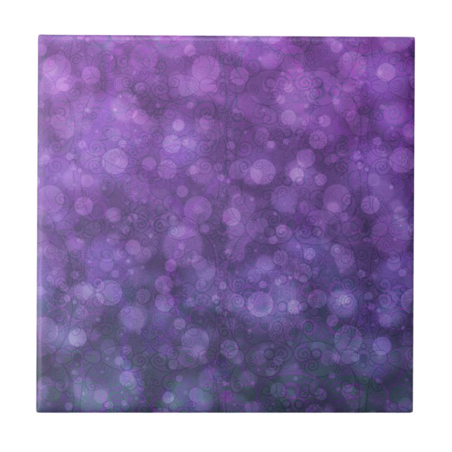 Carreau Quirlandes électriques II (Devant)