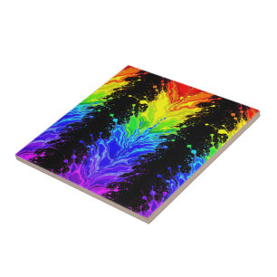 Carreau « Radiance » – Un motif de fierté abstrait