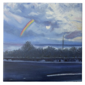 Carreau Rainbow Moon Flagler Beach, Tuile En Céramique Fl,