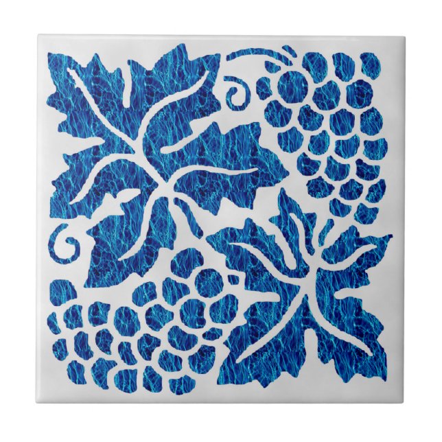 Carreau Raisins bleus (Devant)