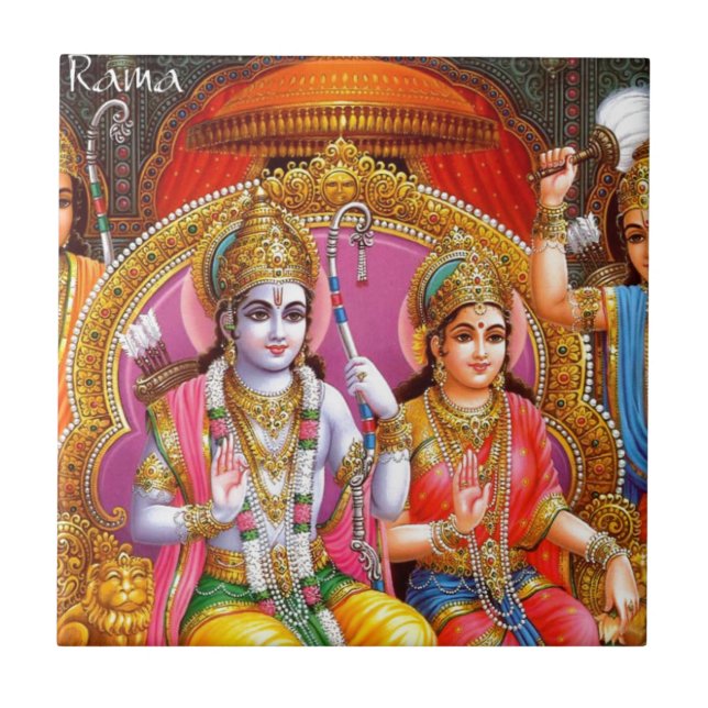 CARREAU RAMA ET SITA (Devant)