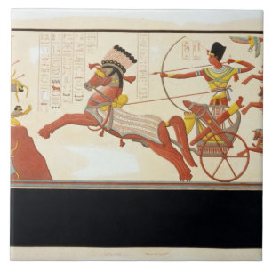 Carreau Ramesses II (1279-13 AVANT JÉSUS CHRIST) à la