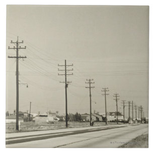 Carreau Rangée de l'électricité Polonais