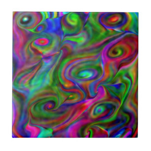 Carreau rappelez-vous les années 60 et les couleurs les an