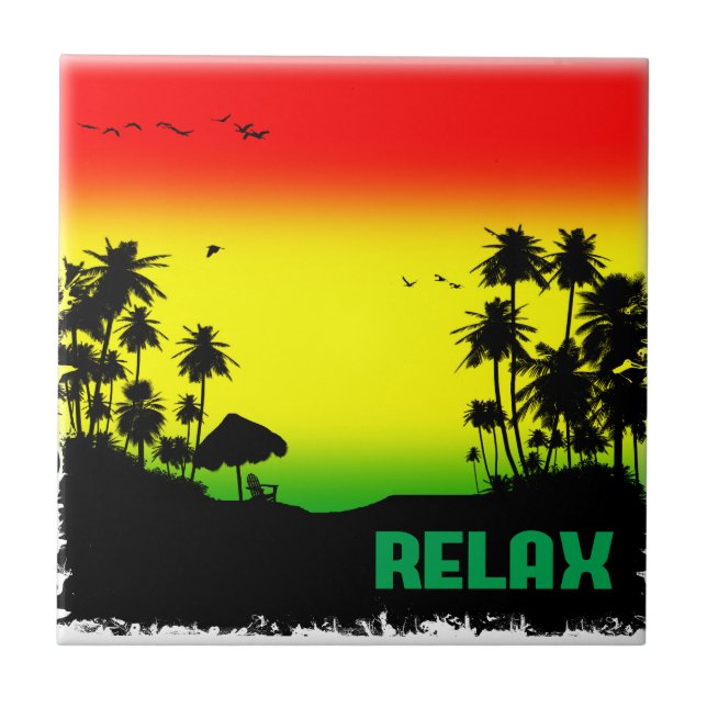 Carreau rasta de relaxation (Devant)