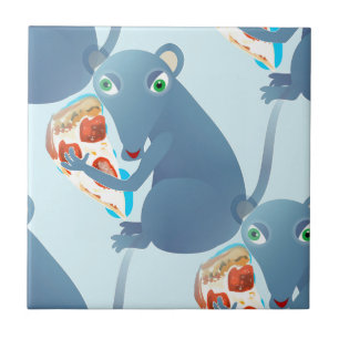 Carreau rat à pizza