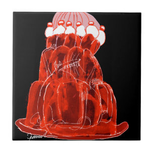 Carreau rat élégant de jello de la fraise des fernandes