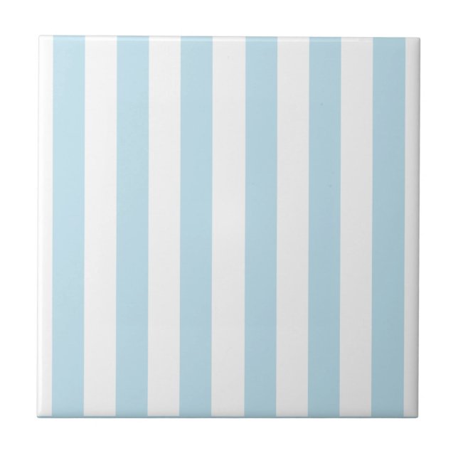 Carreau Rayures Bleu Clair (Devant)