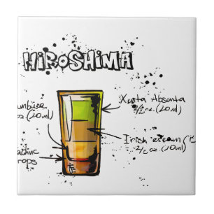 Carreau Recette de cocktail d'Hiroshima