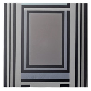 Carreau Rectangle interversible de conception géométrique