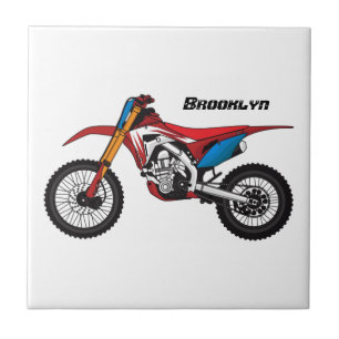 Carreau Red dirt bike motorcycle
