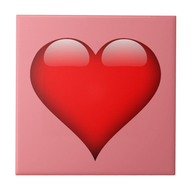 Carreau Red Heart Love (Devant)