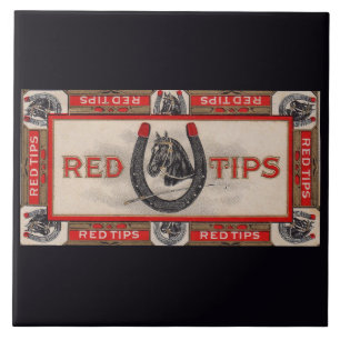 Carreau Red Tips étiquette de cigare