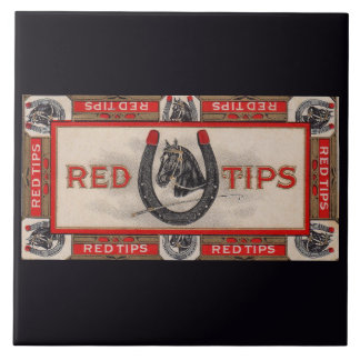 Carreau Red Tips étiquette de cigare
