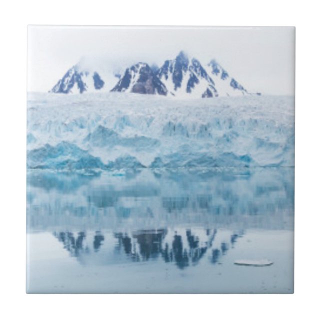 Carreau Reflets de glacier, Norvège (Devant)