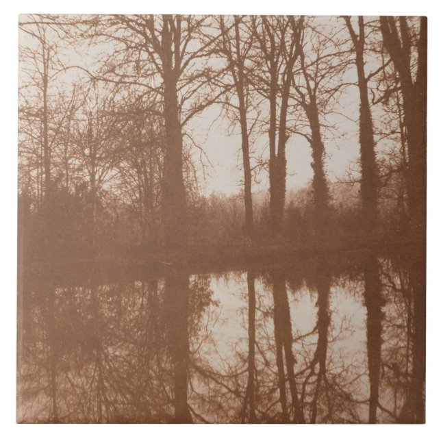 Carreau Réflexions, 1843 (photo de sépia) (Devant)