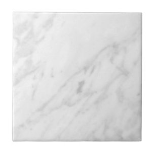 Carreau Regard de marbre blanc