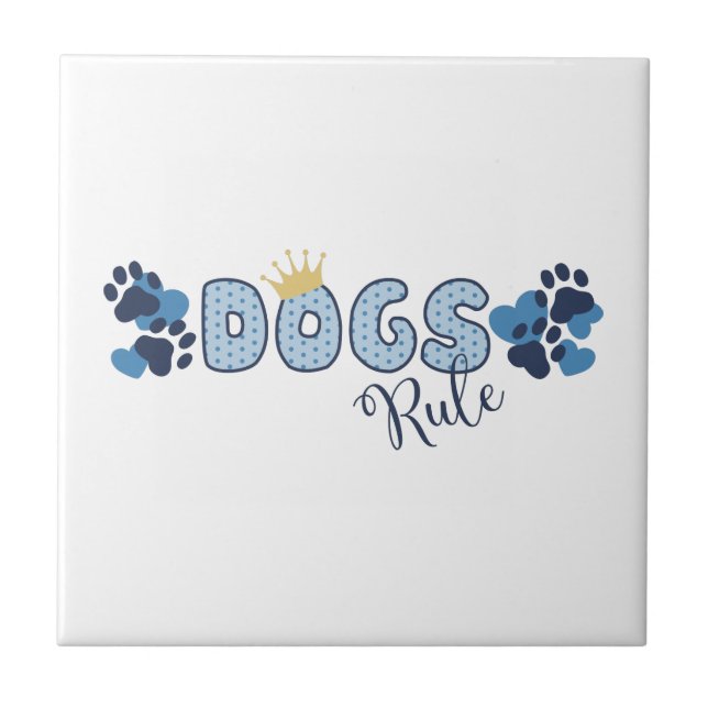 Carreau Règle de chiens (Devant)