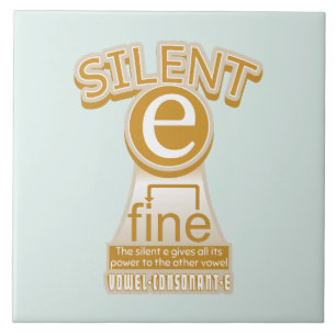 Carreau Règle de phonie en anglais Silent E