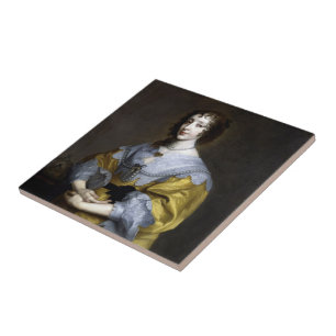 Carreau Reine Henrietta Maria