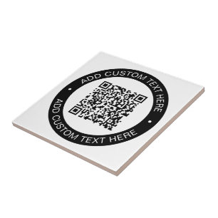 Carreau Remplacez par votre propre code QR téléchargé ou v