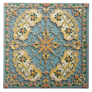 Carreau Renaissance d'un jardin