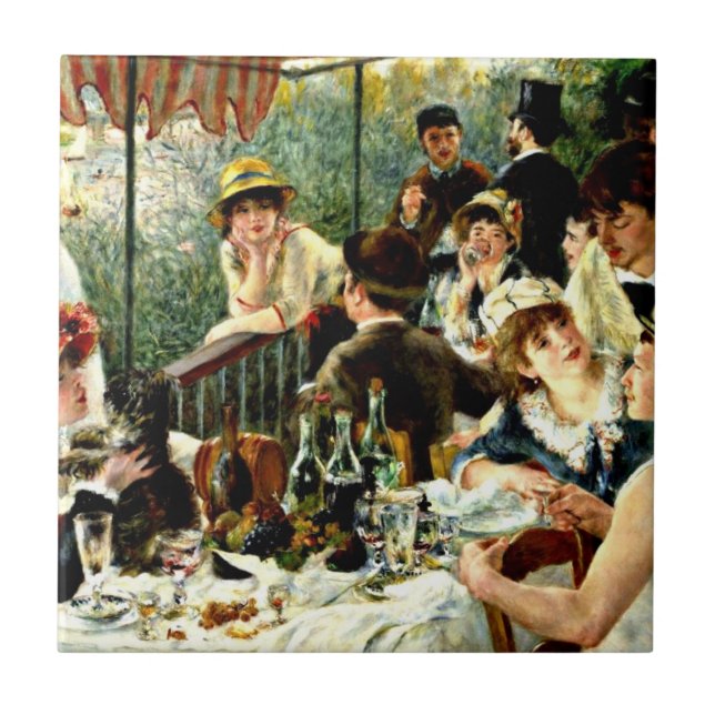Carreau Renoir - Déjeuner du Boating Party-1881 (Devant)
