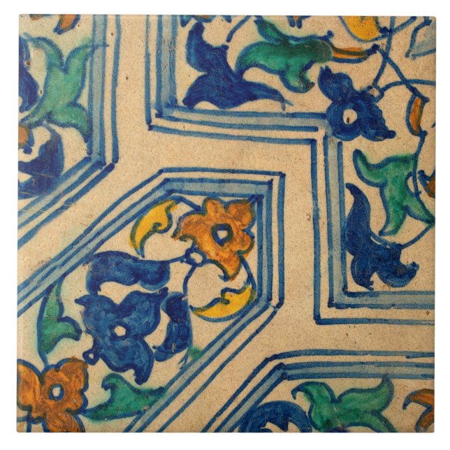 Carreau Réplique Art Nouveau Floral Art Nouveau (Devant)