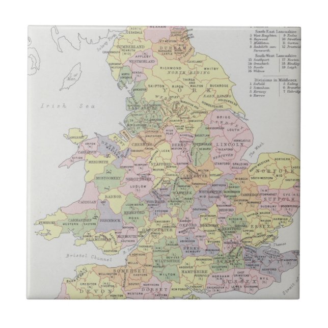 Carreau Représentation parlementaire | Angleterre et Pays (Devant)