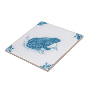 Carreau Repro Bleu et Blanc Flog Delft Tile