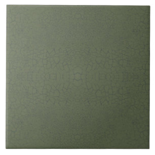 Carreau Repro Faux Crackle Glaze Vert Carrelage