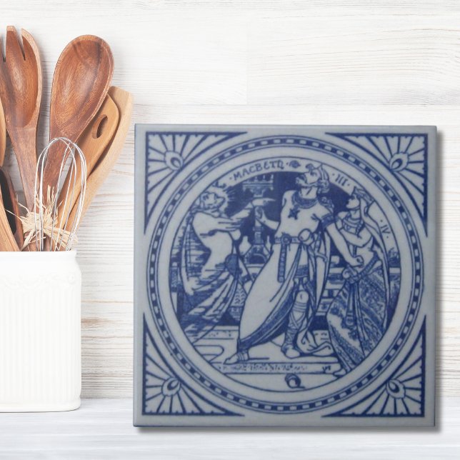 Carreau Repro Victorian Minton Tile Shakespeare (Repro Victorian Minton Tile Shakespeare
)