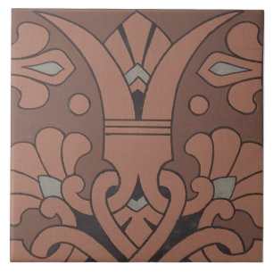 Carreau Repro Vintage Géométrique Grec Ancien Carrelage Fl