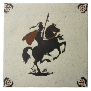 Carreau Repro Vintage Hollandais Brown Unique Delft tuiles