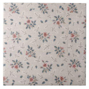 Carreau Repro Vintage imprimé floral