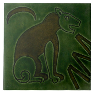 Carreau Repro Vintage Lion Bird De Morgan tuiles