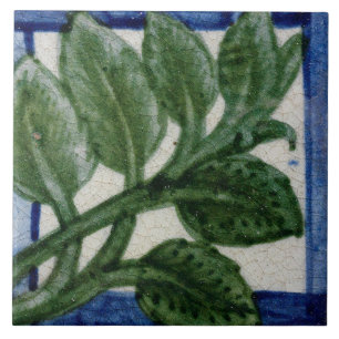 Carreau Repro Vintage Rose Trellis Floral De Morgan tuiles