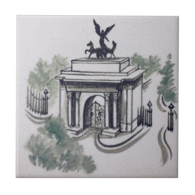 Carreau Repro Wellington Arch Londres Carrelage victorien (Devant)