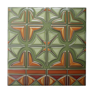 Carreau Reproduction d'art nouveau vintage