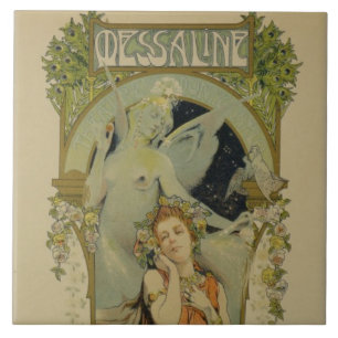 Carreau Reproduction d'une publicité par affichage l'opéra
